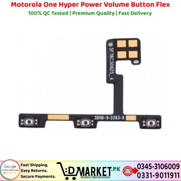 Motorola One Hyper Power Volume Button Flex Price In Pakistan