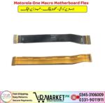 Motorola One Macro Motherboard Flex Price In Pakistan