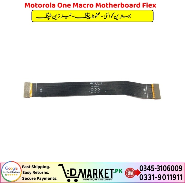 Motorola One Macro Motherboard Flex Price In Pakistan
