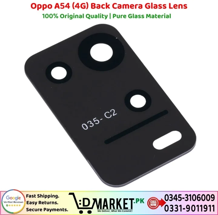 Oppo A54 4G Back Camera Glass Lens Price In Pakistan