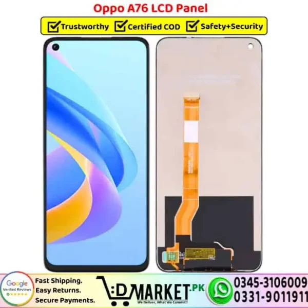 Oppo A76 LCD Panel Display Unit Screen - DMarket.Pk