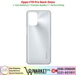 Oppo F19 Pro Back Glass Price In Pakistan