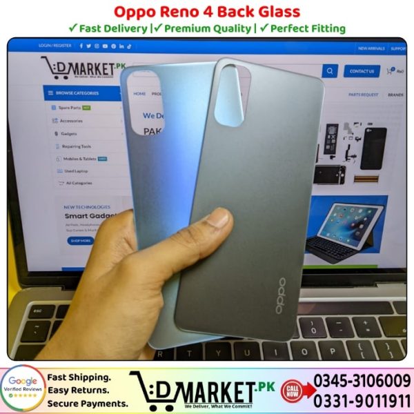 Oppo Reno 4 Back Glass Price In Pakistan
