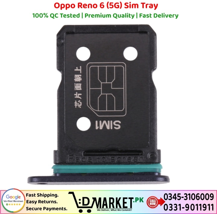 Oppo Reno 6 5G Sim Tray Price In Pakistan