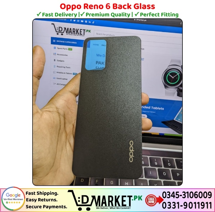 Oppo Reno 6 5G Back Glass Price In Pakistan