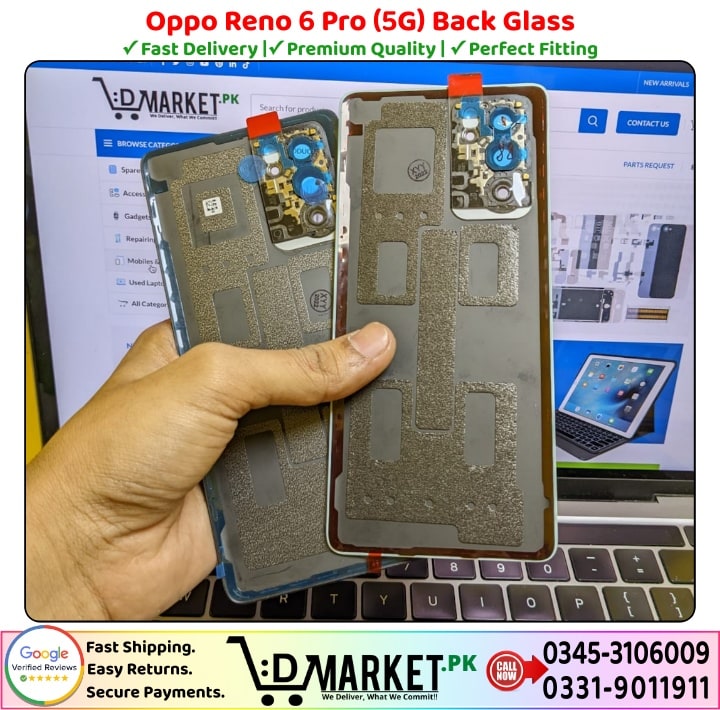 Oppo Reno 6 Pro 5G Back Glass Price In Pakistan