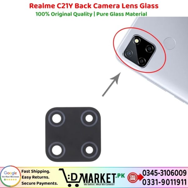 Realme C21Y Back Camera Lens Glass Price In Pakistan