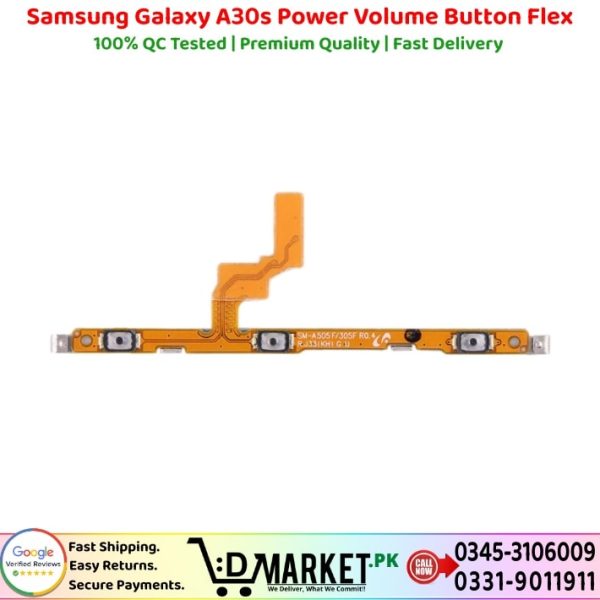 Samsung Galaxy A30s Power Volume Button Flex Price In Pakistan