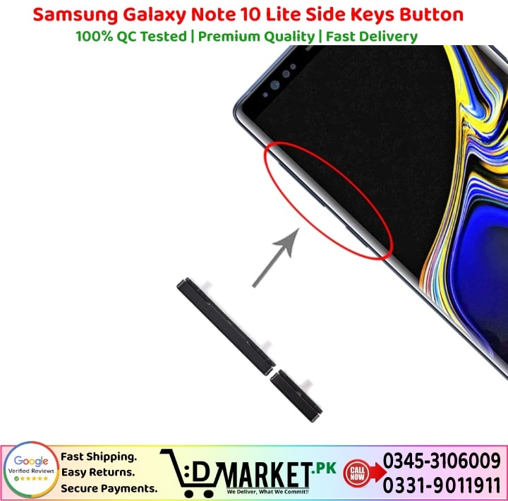 Samsung Galaxy Note 10 Lite Side Keys Button Price In Pakistan