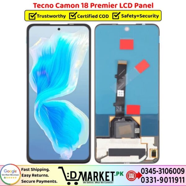 Tecno Camon 18 Premier LCD Panel Price In Pakistan