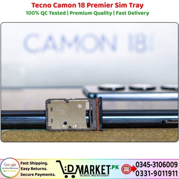 Tecno Camon 18 Premier Sim Tray Price In Pakistan