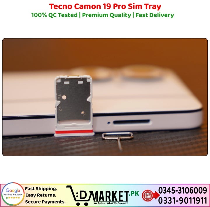 Tecno Camon 19 Pro Sim Tray Price In Pakistan