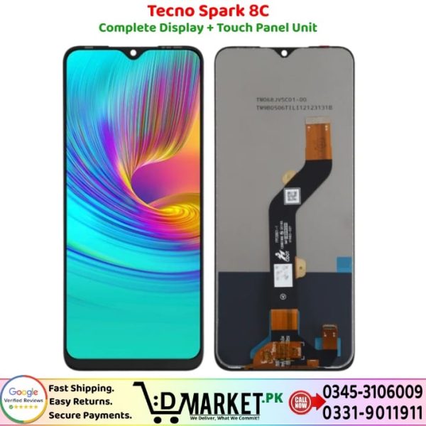 Tecno Spark 8C LCD Panel Price In Pakistan