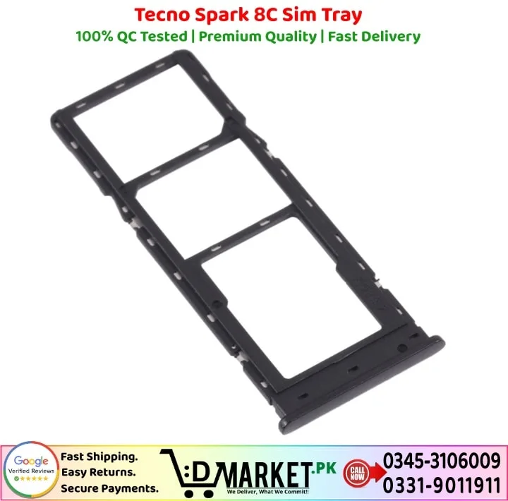Tecno Spark 8C Sim Tray Price In Pakistan