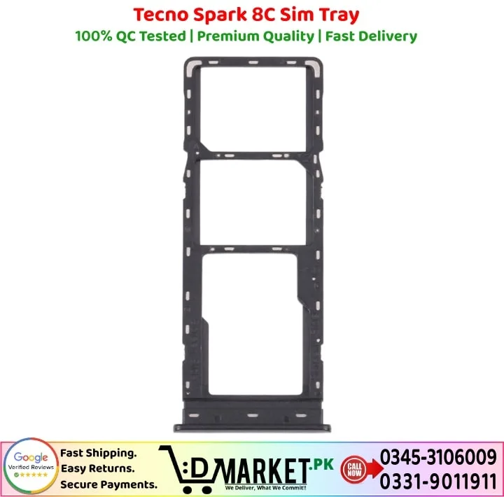 Tecno Spark 8C Sim Tray Price In Pakistan
