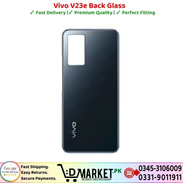 Vivo V23e Back Glass Price In Pakistan