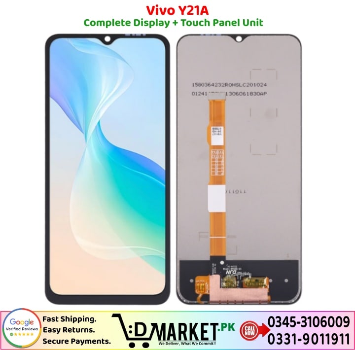 Vivo Y21A LCD Panel Price In Pakistan