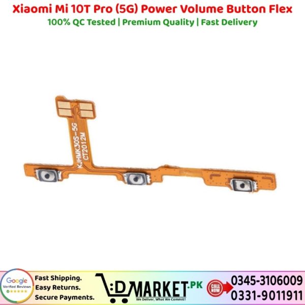 Xiaomi Mi 10T Pro 5G Power Volume Button Flex Price In Pakistan