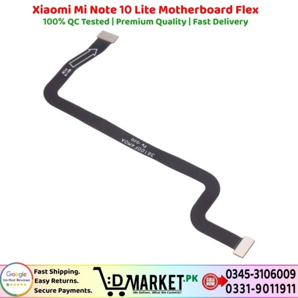 Xiaomi Mi Note 10 Lite Motherboard Flex Price In Pakistan