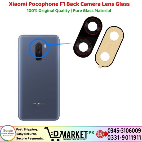 Xiaomi Pocophone F1 Back Camera Lens Glass Price In Pakistan