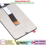 Xiaomi Redmi 10C LCD Panel Price In Pakistan