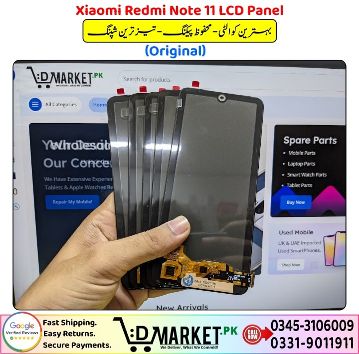Xiaomi Redmi Note 11 LCD Panel Price In Pakistan