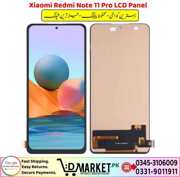 Xiaomi Redmi Note 11 Pro LCD Panel Price In Pakistan
