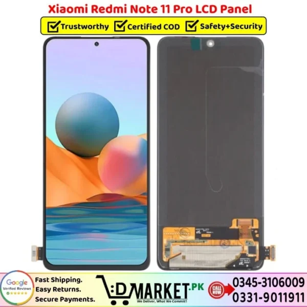 Xiaomi Redmi Note 11 Pro LCD Panel Price In Pakistan