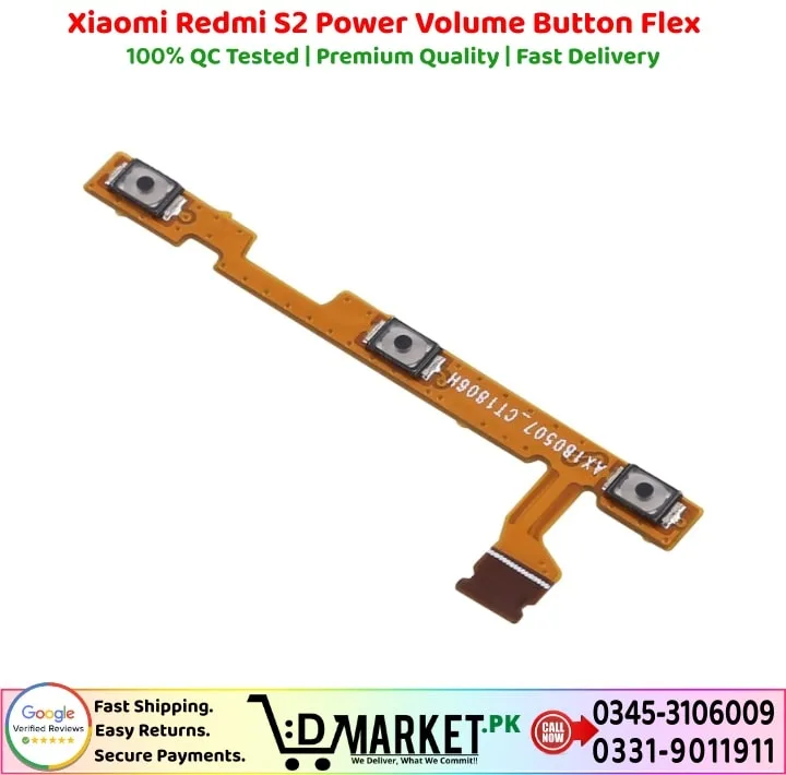 Xiaomi Redmi S2 Power Volume Button Flex Price In Pakistan