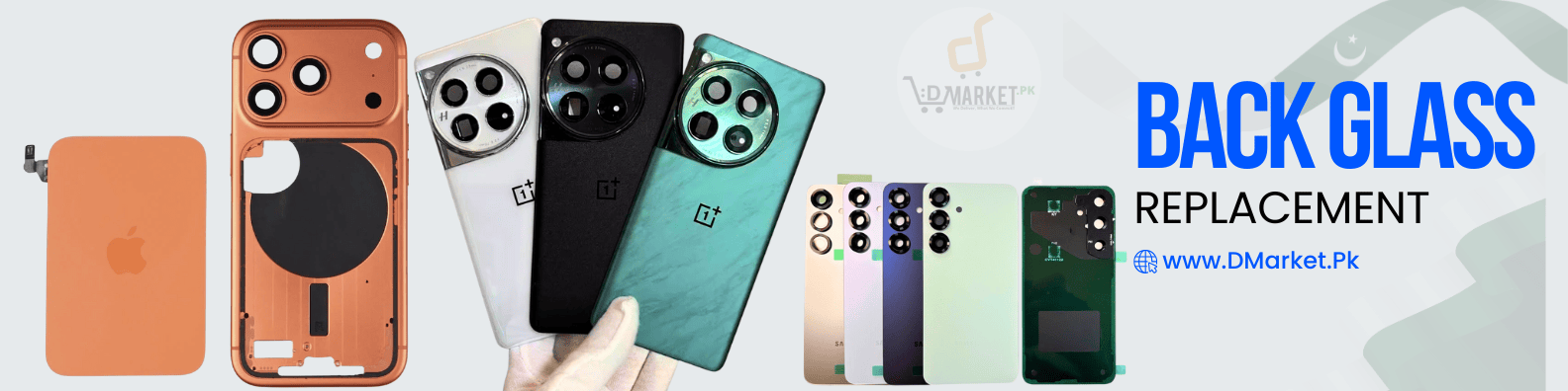 iPhone 8 Back Glass 1 Back Glass Replacement Banner - DMarket.Pk