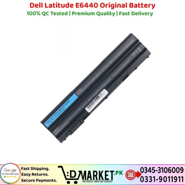 Dell Latitude E6440 Original Battery Price In Pakistan