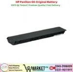 HP Pavilion G6 Original Battery Price In Pakistan