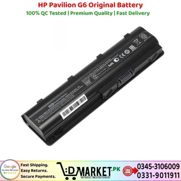 HP Pavilion G6 Original Battery Price In Pakistan