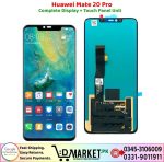 Huawei Mate 20 Pro LCD Panel Price In Pakistan