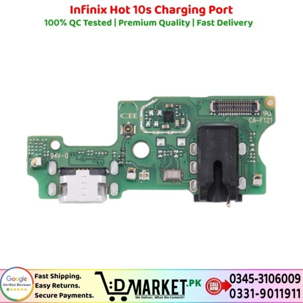 Infinix Hot 10s Charging Port Price In Pakistan