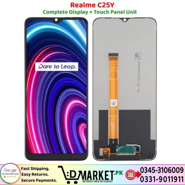 Realme C25Y LCD Panel Price In Pakistan