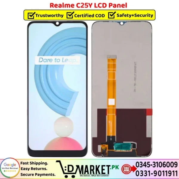 Realme C25Y LCD Panel Price In Pakistan