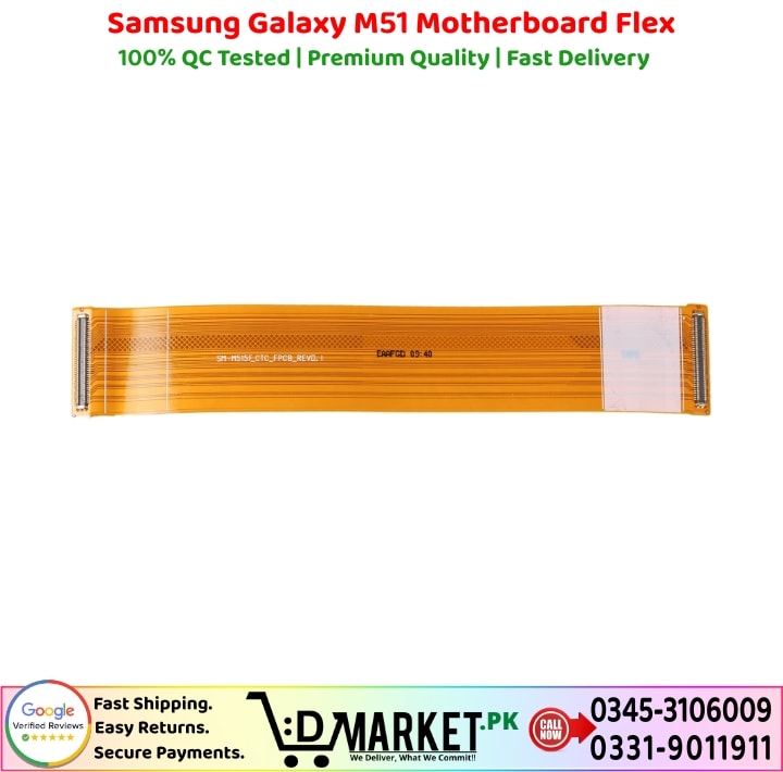 Samsung Galaxy M51 Motherboard Flex Price In Pakistan