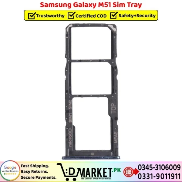 Samsung Galaxy M51 Sim Tray Price In Pakistan
