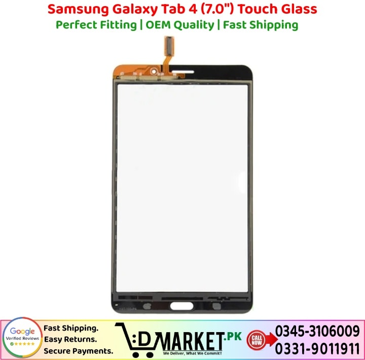 Samsung Galaxy Tab 4 7.0 Touch Glass Price In Pakistan