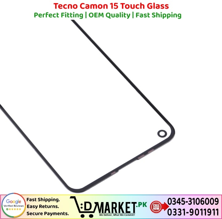 Tecno Camon 15 Touch Glass Price In Pakistan