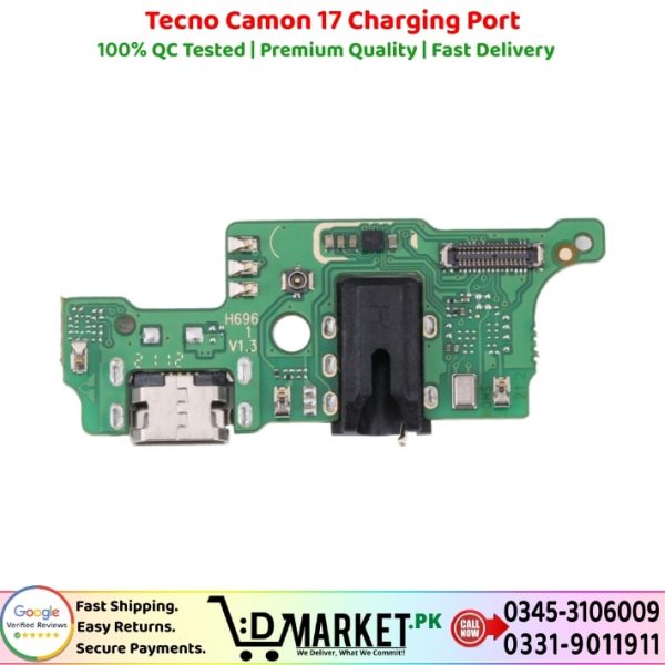 Tecno Camon 17 Charging Port Price In Pakistan