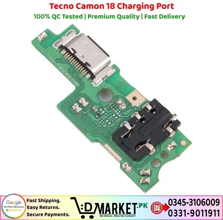 Tecno Camon 18 Charging Port Price In Pakistan
