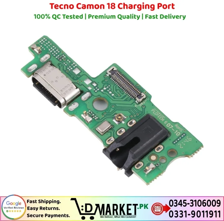 Tecno Camon 18 Charging Port Price In Pakistan