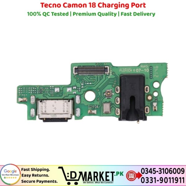 Tecno Camon 18 Charging Port Price In Pakistan
