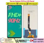Tecno Camon 19 Pro LCD Panel Price In Pakistan