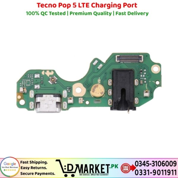 Tecno Pop 5 LTE Charging Port Price In Pakistan