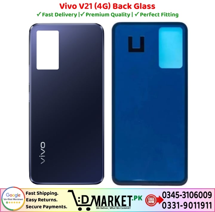 Vivo V21 4G Back Glass Price In Pakistan