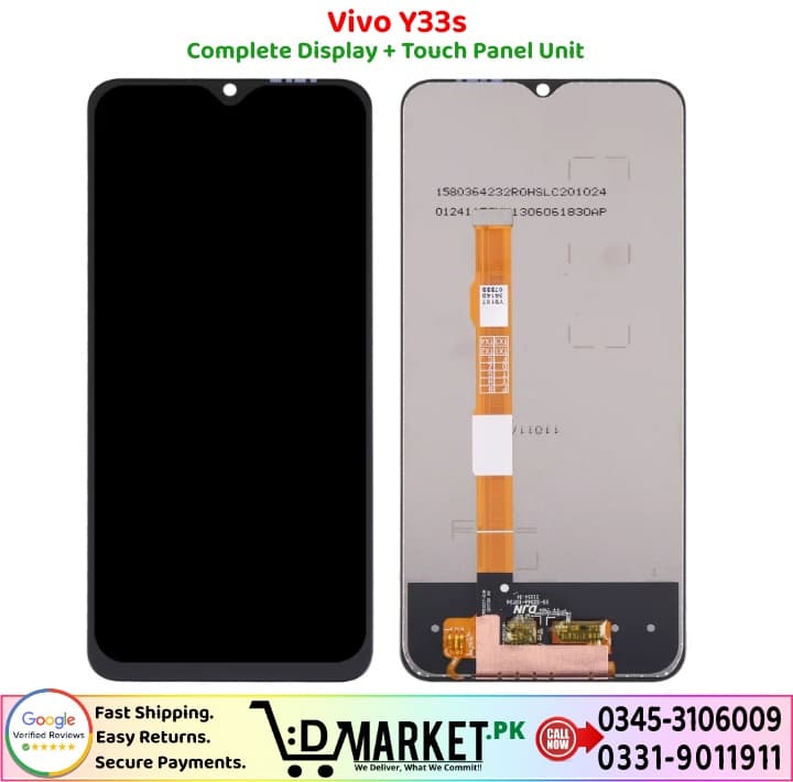 Vivo Y33s LCD Panel Price In Pakistan