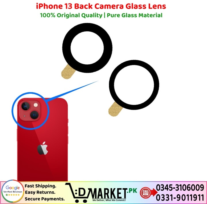 iPhone 13 Back Camera Glass Lens Price In Pakistan